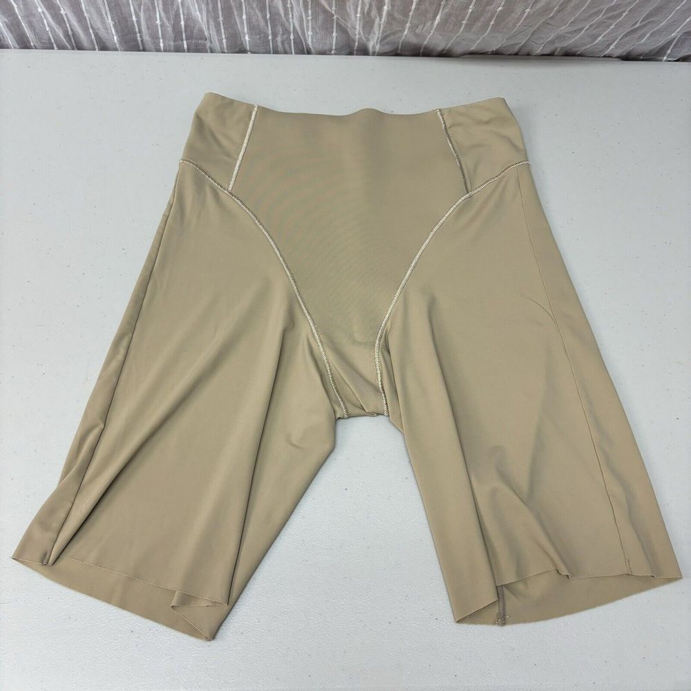 Secret Fusion Women Nude Seamless Shapewear Short Size XL High Waisted Mid Thigh